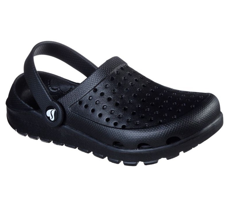 Skechers Dam Svarta Sandaler - Cali Gear: Footsteps - Transcend - Sverige (EAUHM-2350)
